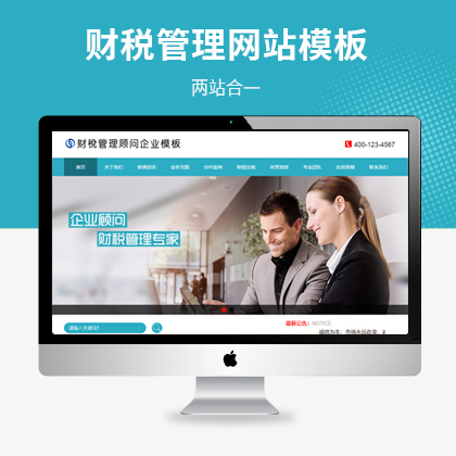 财税管理财务公司网站模板（PC+WAP）
