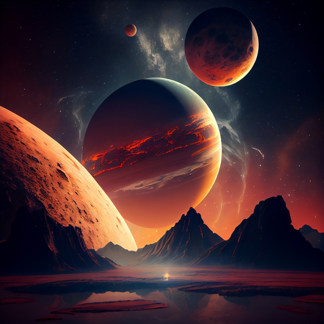 自然山川太空星球图片