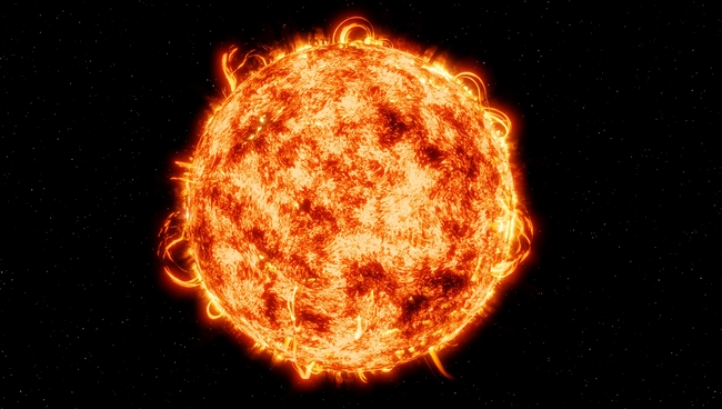 宇宙星球火焰特效图片