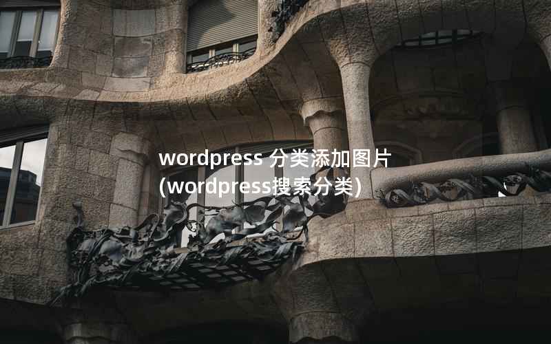 WordPress 分类添加图片，WordPress搜索分类