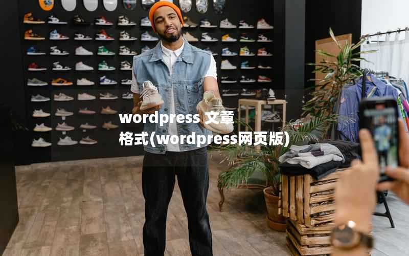 WordPress 文章 格式，WordPress网页版