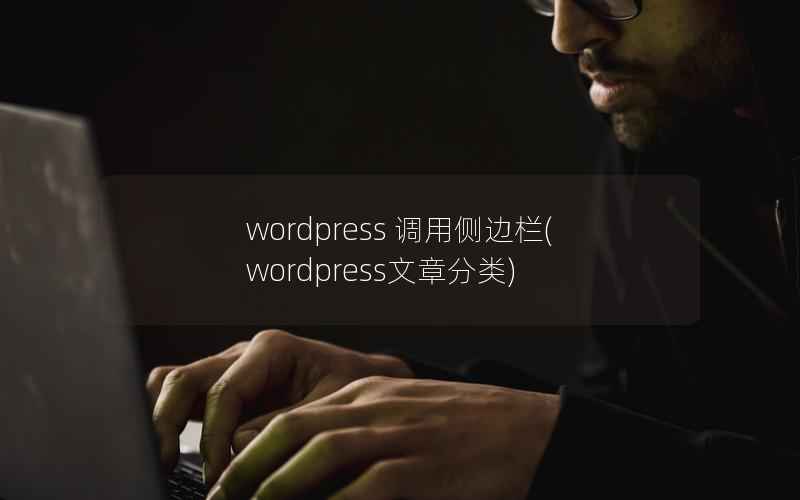 WordPress 调用侧边栏，WordPress文章分类