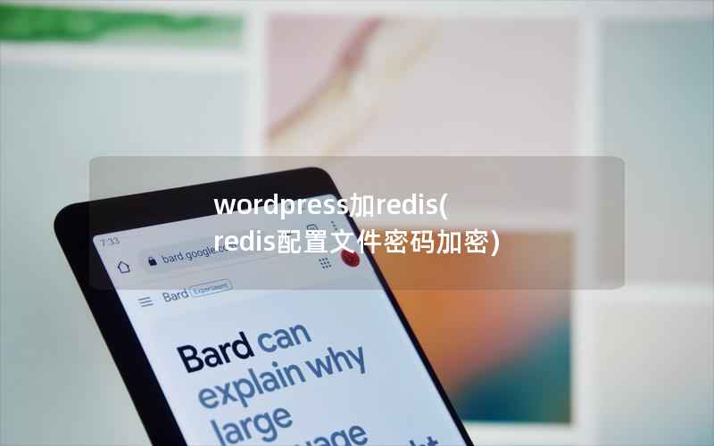 WordPress加redis，redis配置文件密码加密