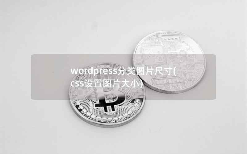 WordPress分类图片尺寸，css设置图片大小
