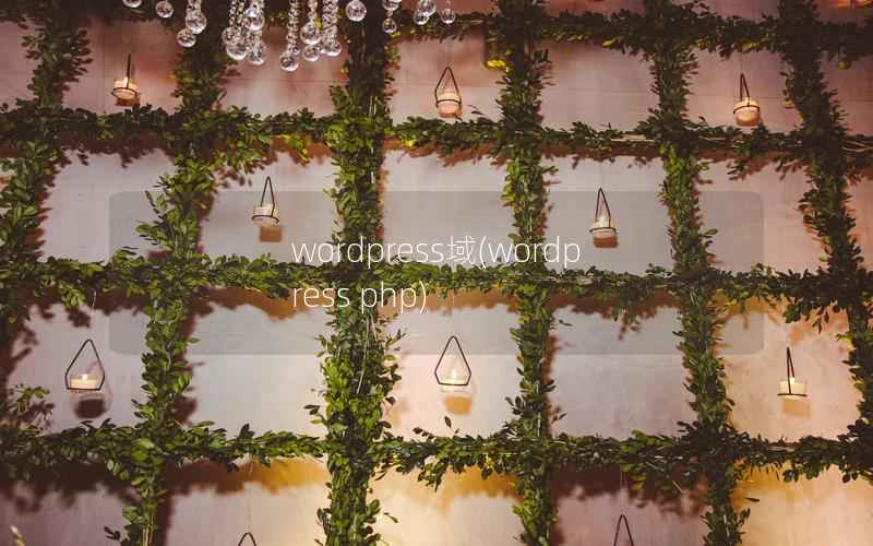 WordPress域，WordPress php