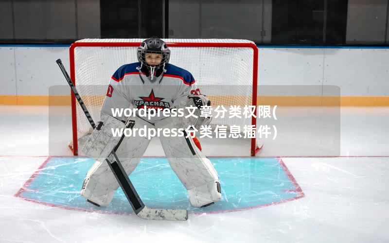 WordPress文章分类权限，WordPress分类信息插件