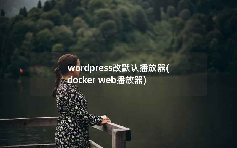 WordPress改默认播放器，docker web播放器