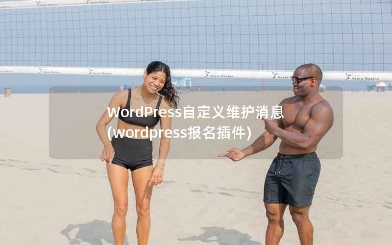 WordPress自定义维护消息，WordPress报名插件