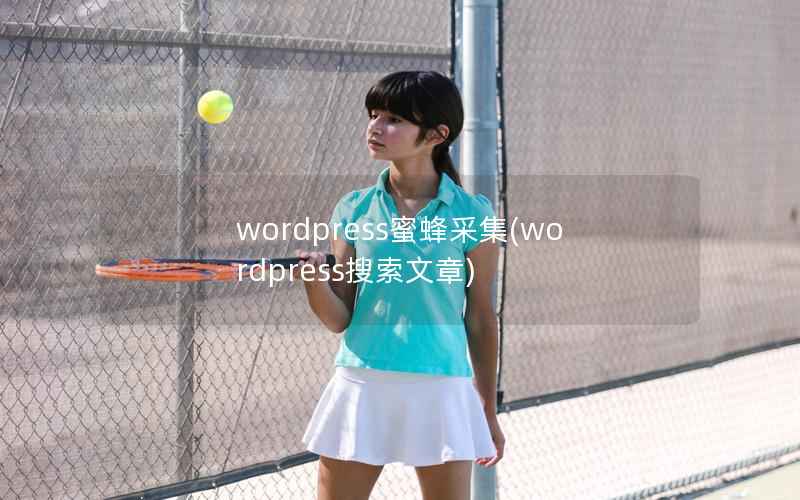WordPress蜜蜂采集，WordPress搜索文章