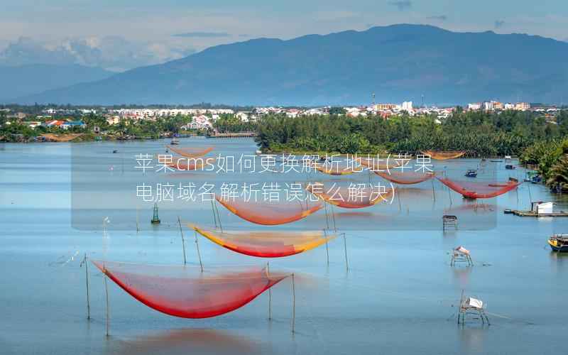 苹果CMS如何更换解析地址，苹果电脑域名解析错误怎么解决