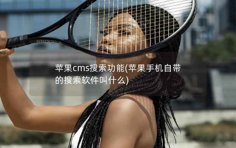 苹果CMS搜索功能，苹果手机自带的搜索软件叫什么