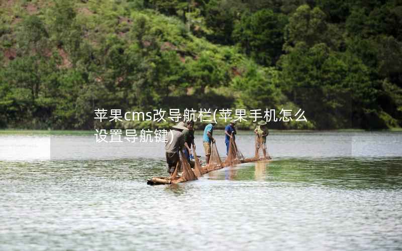 苹果CMS改导航栏，苹果手机怎么设置导航键