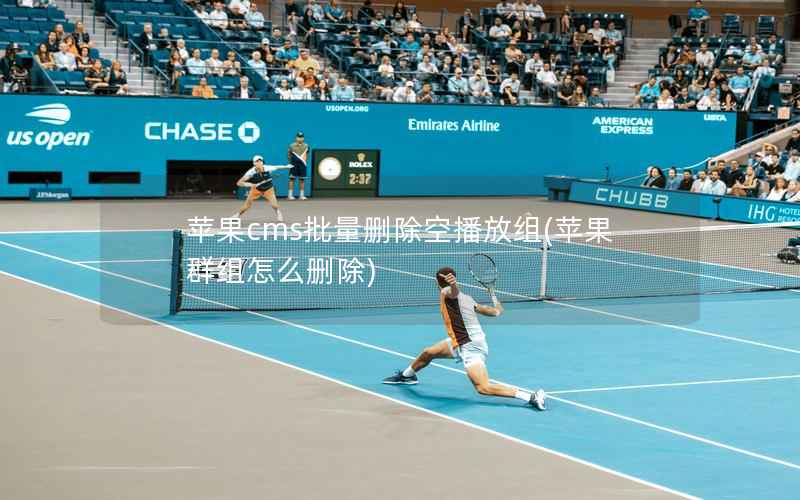苹果CMS批量删除空播放组，苹果群组怎么删除