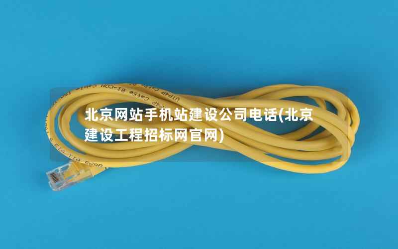 北京网站手机站建设公司电话，北京建设工程招标网官网