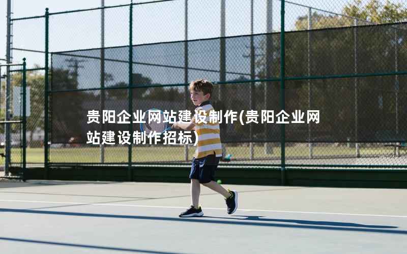 贵阳企业网站建设制作，贵阳企业网站建设制作招标