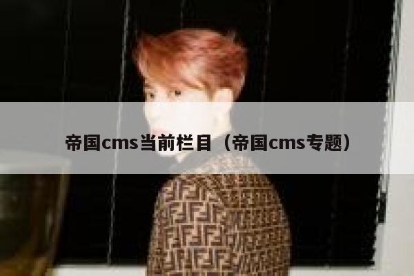 帝国CMS当前栏目，帝国CMS专题