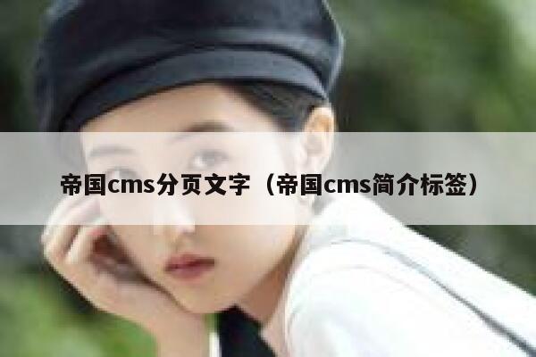 帝国CMS分页文字，帝国CMS简介标签