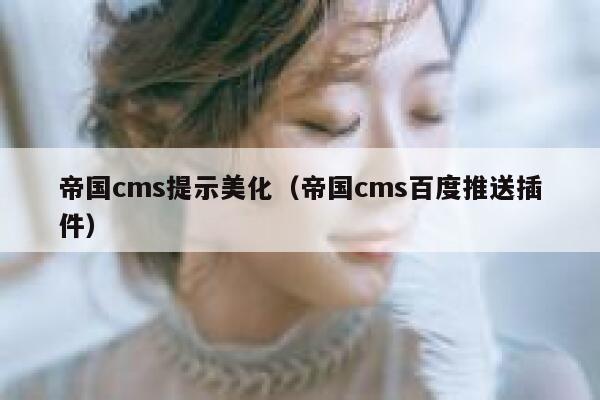 帝国CMS提示美化，帝国CMS百度推送插件