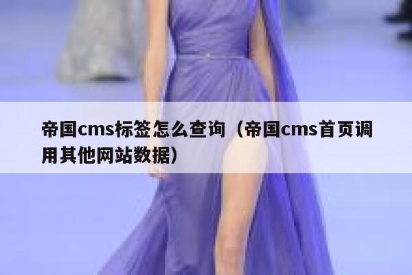 帝国CMS标签怎么查询，帝国CMS首页调用其他网站数据