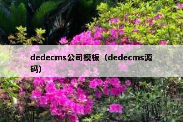 织梦dedecms公司模板，织梦dedecms源码