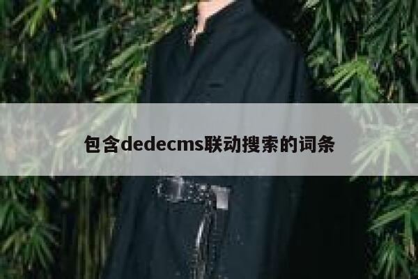 包含织梦dedecms联动搜索的词条