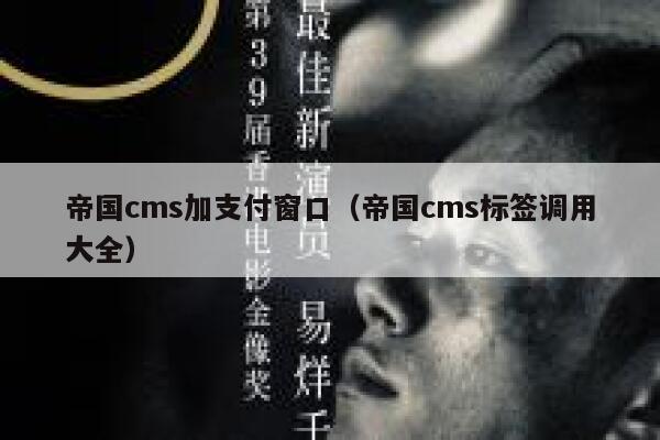 帝国CMS加支付窗口，帝国CMS标签调用大全