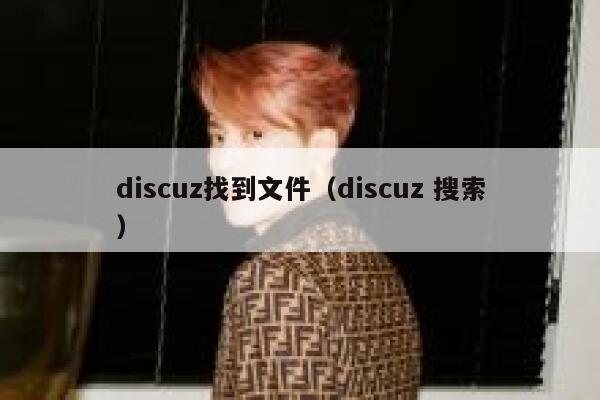 Discuz找到文件，Discuz 搜索