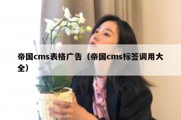 帝国CMS表格广告，帝国CMS标签调用大全