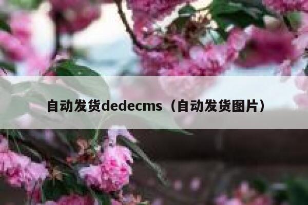 自动发货织梦dedecms，自动发货图片
