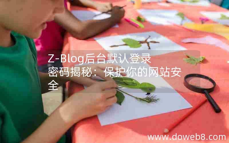 Z-Blog后台默认登录密码揭秘：保护你的网站安全