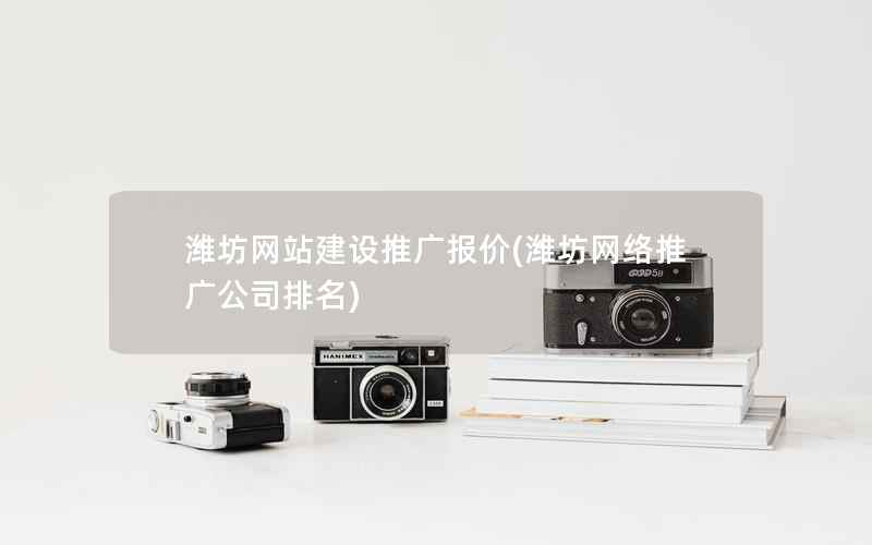 潍坊网站建设推广报价，潍坊网络推广公司排名