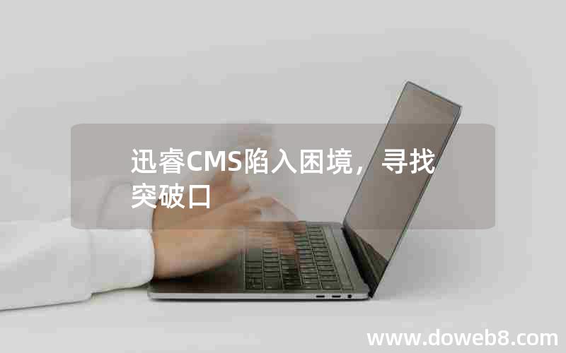 迅睿cms陷入困境，寻找突破口